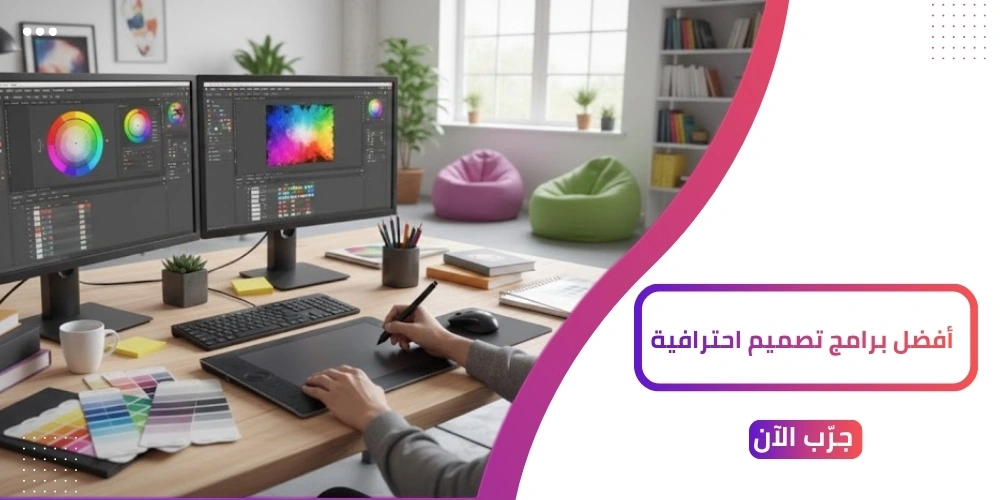 أفضل 5 برامج تصميم لتطوير هوية شركتك التجارية في 2026